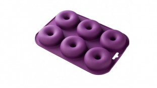 Силіконова форма для пончиків, 6 шт Силіконова форма для пончиків, 6 шт