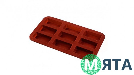 Силіконова форма Іриска довга, 9 шт