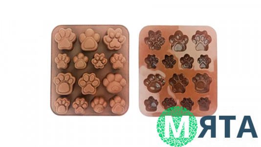 Силіконова форма Лапки асорти