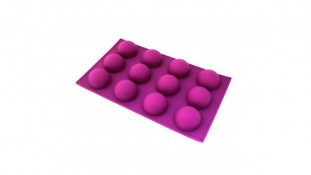 Силіконова форма Напівсфери, 12 шт Силіконова форма Напівсфери, 12 шт