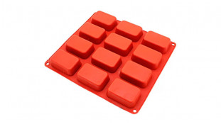Силіконова форма Прямокутники, 12 шт Силіконова форма Прямокутники, 12 шт