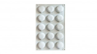 Силіконова форма Мушлі, 15 шт Силіконова форма Мушлі, 15 шт