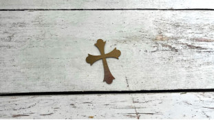 Топпер Хрестик №2, картон