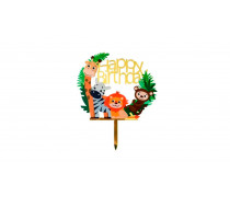 Топпер Happy Birthday Сафарі, акрил