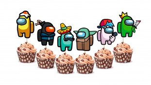 Міні-Топпери Амонг Ас, картон