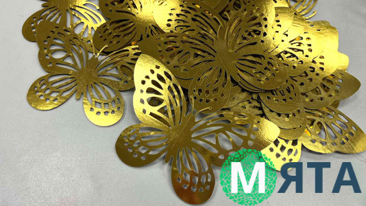 Топпер Метелик 11 см, картон