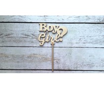 Топпер "Boy-or-Girl", дерево