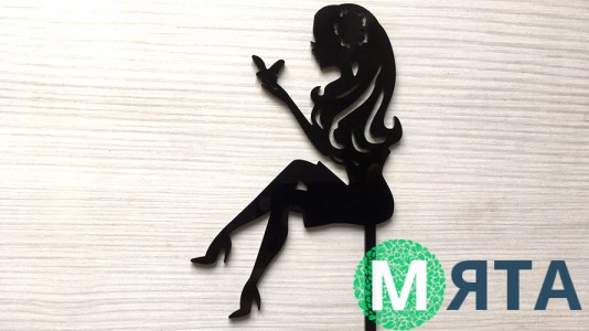 Топпер Дівчина 8, акрил