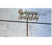 Топпер "Happy Birthday" №21, картон