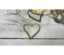 Топпер Серце Контур, картон