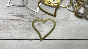 Топпер Серце Контур, картон Топпер Серце Контур, картон