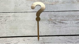 Топпер "Знак Питання", картон