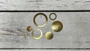 Топпери Кружечки, картон