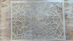 Трафарет Листочки №2, 20х15 см