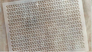 Трафарет В'язка №1, 20х15 см Трафарет В'язка №1, 20х15 см