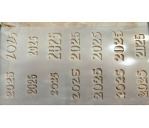 Трафарет 2025 №2, 29х15 см