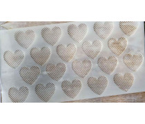 Трафарет Серця №1, 29х15 см