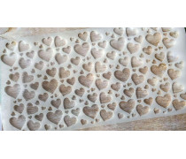 Трафарет Серця №2, 29х15 см