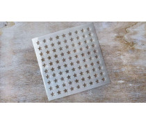 Трафарет для посипання Зірочки №3, 12х12 см