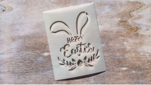 Трафарет Вушка №1, 9,5х12,5 см