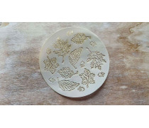 Трафарет Листя №5, 12 см