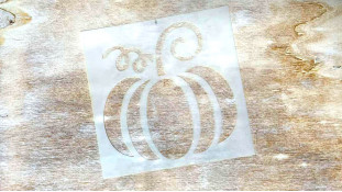 Трафарет Гарбуз, 12 см