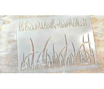 Трафарет Трава, 20х15 см