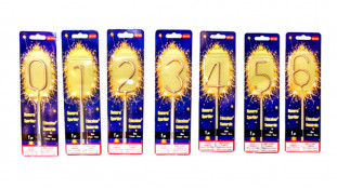 Свічки бенгальські цифри