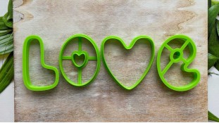 Набір вирубок LOVE №3 Набір вирубок LOVE №3