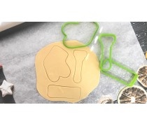 Набір вирубок Шкарпетки, бритва, піна для гоління