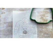 Вирубка + трафарет Светр