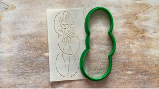 Вирубка + трафарет Яйця