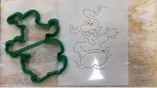 Вирубка + трафарет Козак №2 Вирубка + трафарет Козак №2