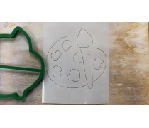 Вирубка + трафарет Палітра