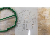 Вирубка + трафарет Сонце з Книгою