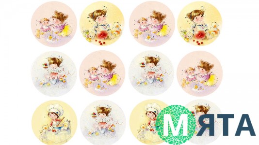 Пищевая картинка "Сладкоежка"