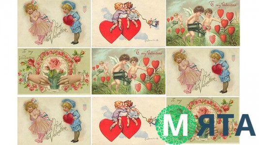 Пищевые валентинки для пряников и печенья