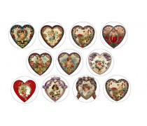 Валентинки для пряников и печенья 2