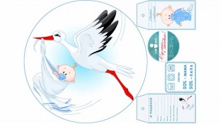 Съедобная картинка к рождению