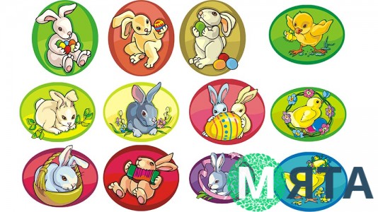 Пищевая картинка Пасха 3