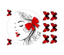 Съедобная картинка Девушка