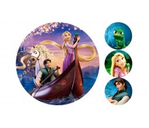 Рапунцель для круглого торта