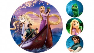 Рапунцель для круглого торта Рапунцель для круглого торта