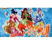 Winx Club синий фон