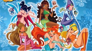 Winx Club синий фон
