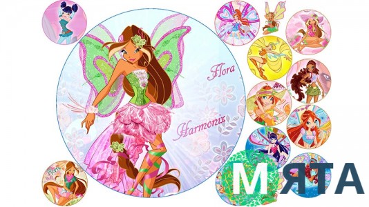 Флора для торта и капкейков