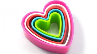 Вырубки Сердечки. 5 штук