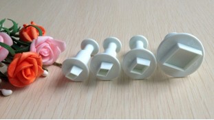 Плунжеры для мастики Ромбы. 4 штуки