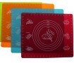 Силиконовый коврик для раскатки и выпечки с белой разметкой. Средний