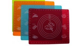 Силиконовый коврик для раскатки и выпечки с белой разметкой. Средний Силиконовый коврик для раскатки и выпечки с белой разметкой. Средний